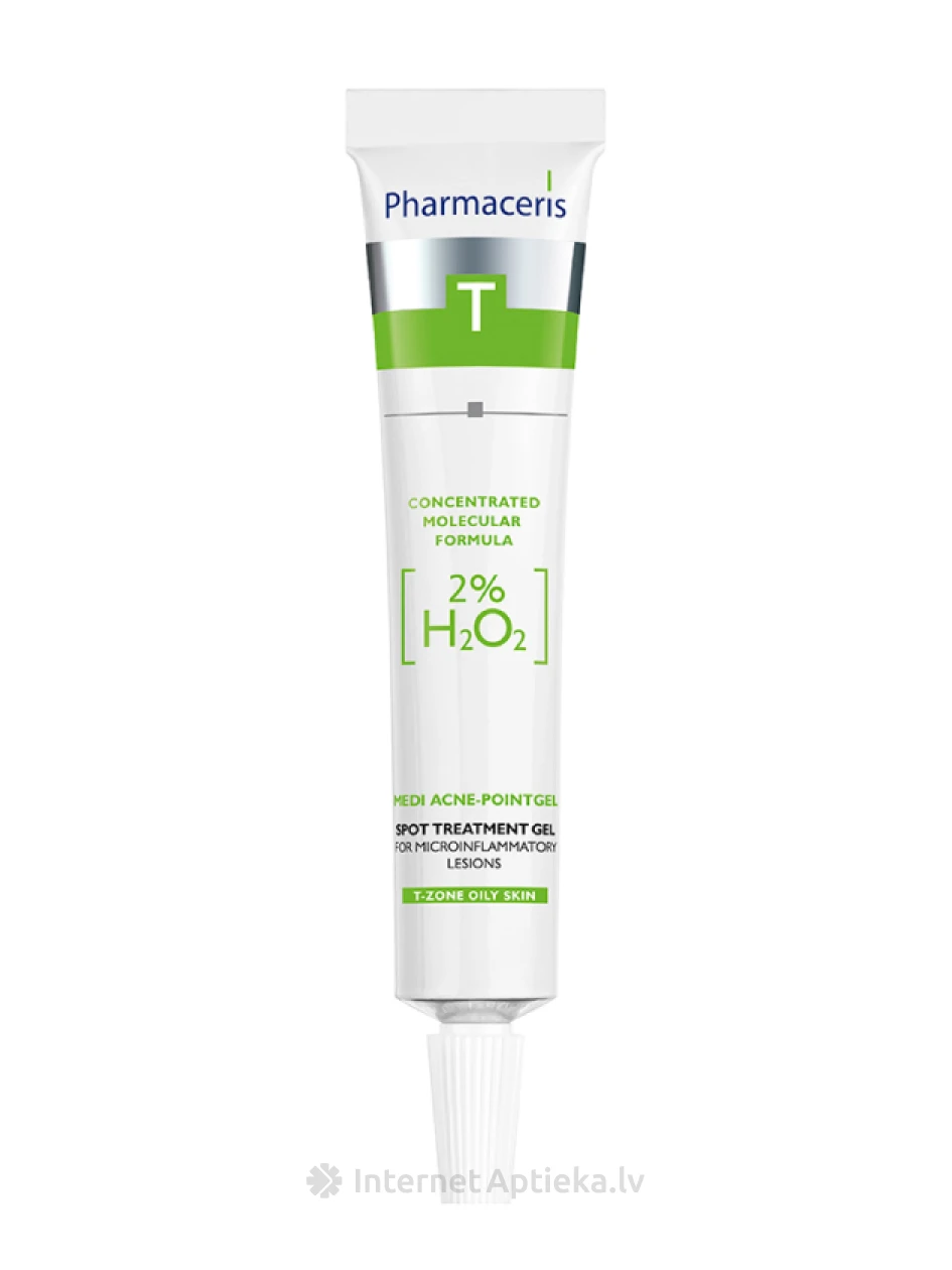 Pharmaceris T MEDI ACNE-POINTGEL гель для локального ухода H2O2, 10 мл | internetaptieka.lv