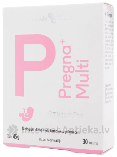 Formula Vitale Pregna+ Multi, 30 tk. | internetaptieka.lv