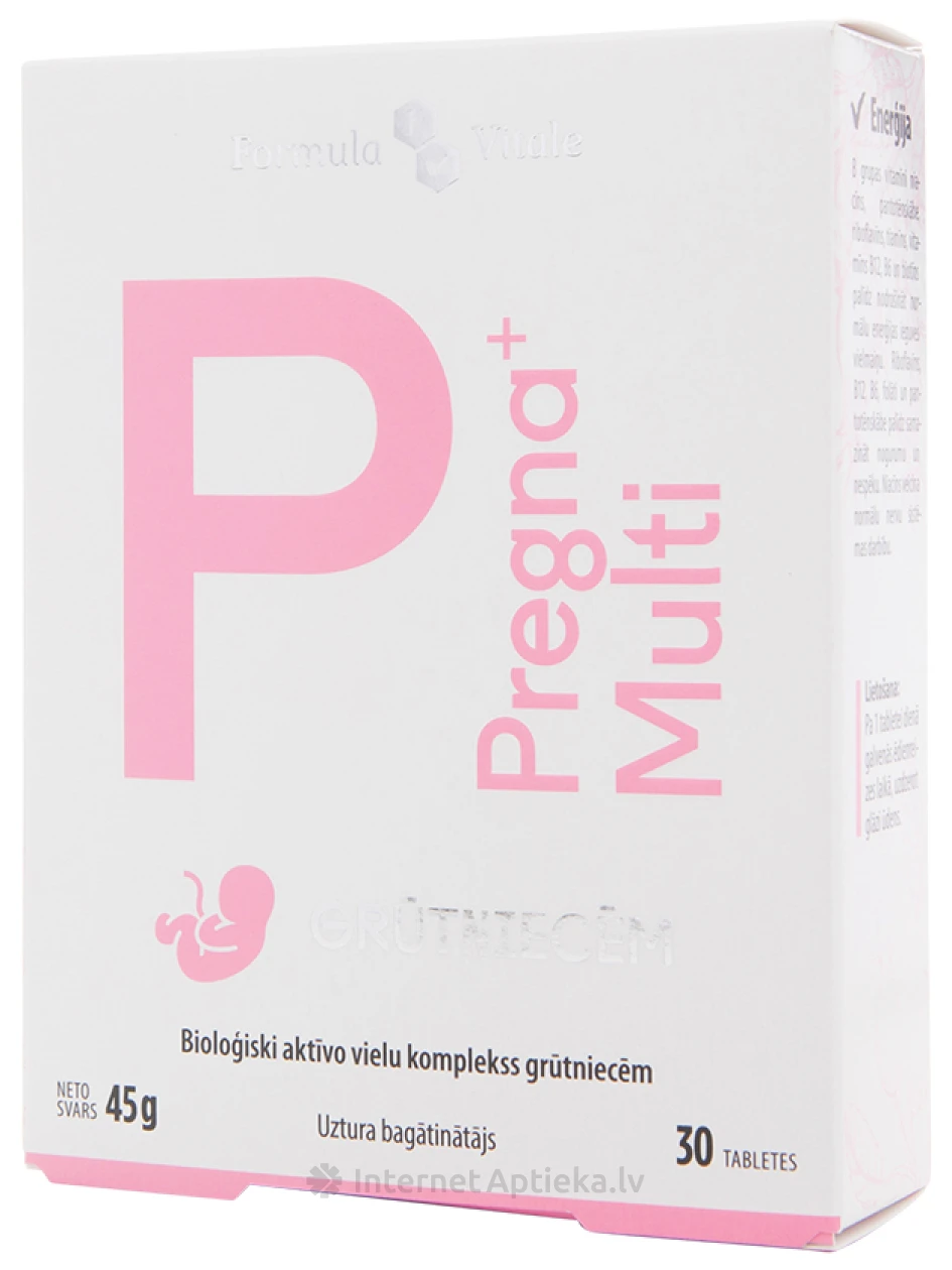 Formula Vitale Pregna+ Multi, 30 tk. | internetaptieka.lv