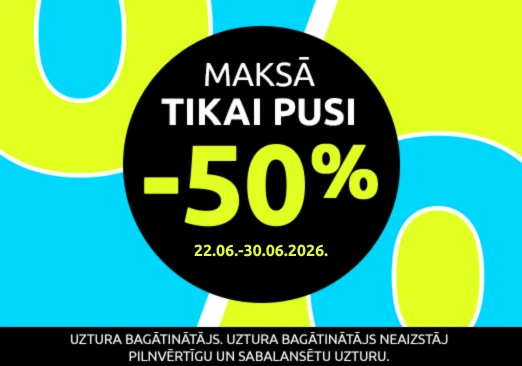 Maksā pusi
