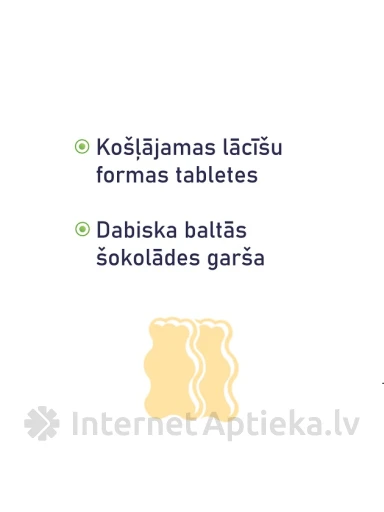 Acidolac® JUNIOR, 20 košļājamas tabletes | internetaptieka.lv