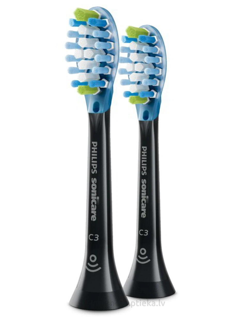Philips Sonicare Premium Gum Care насадки для зубных щеток черные, 2 шт. | internetaptieka.lv