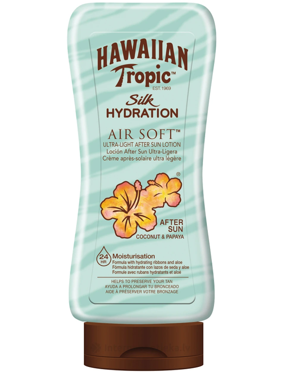 Hawaiin Tropic Emulsija pēc sauļošanās kokoss un papaija, 180 ml | internetaptieka.lv