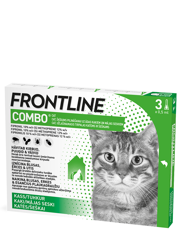 Frontline Combo Spot-on cat līdzeklis pret