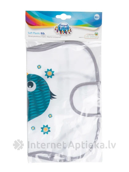 CANPOL babies mīksts plastmasas priekšautiņš