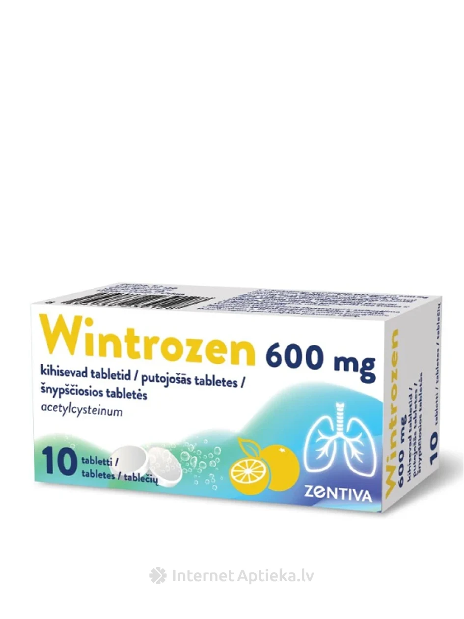 Wintrozen 600 mg, 10 tabletes | internetaptieka.lv