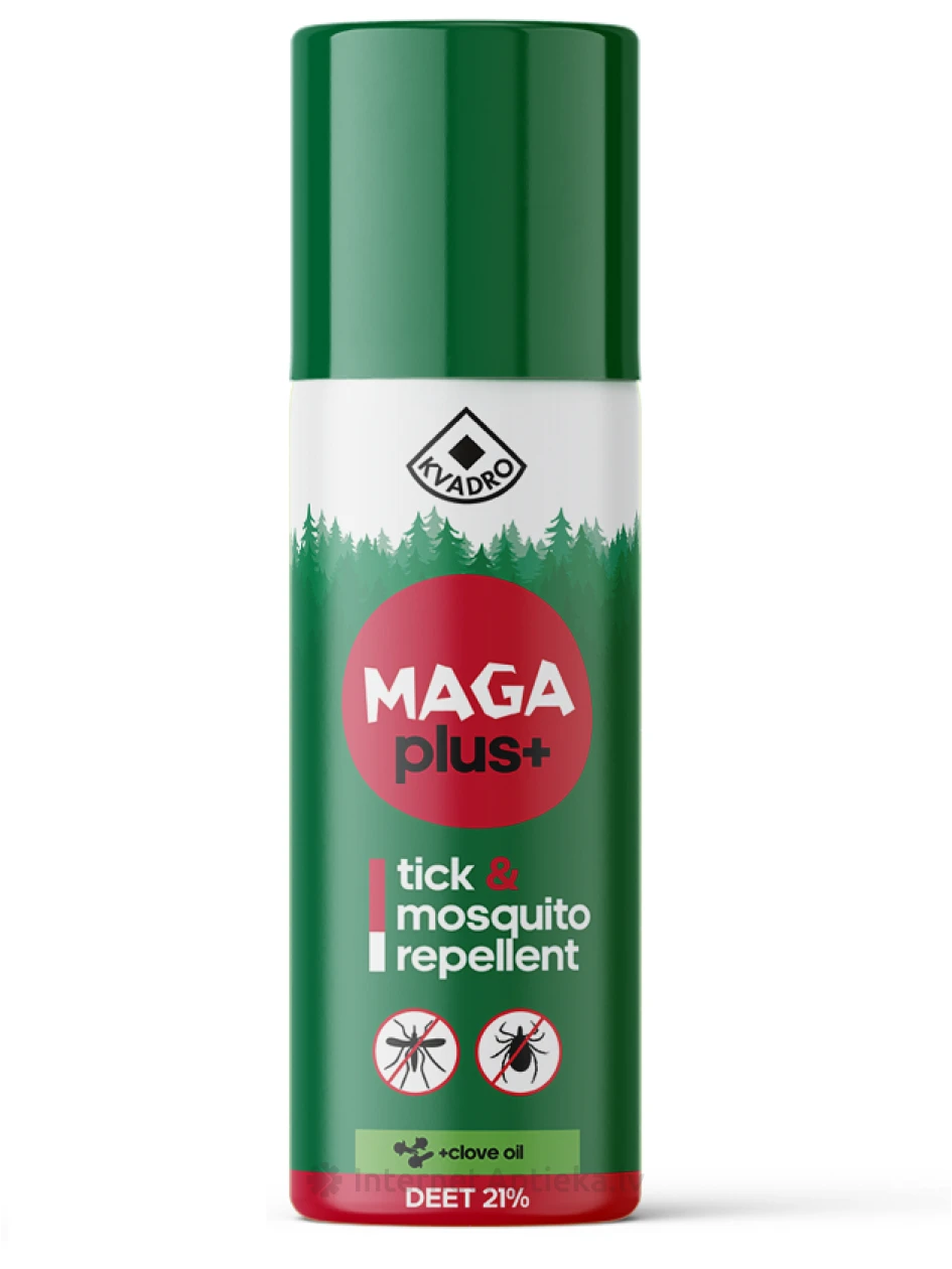 MAGA PLUS+ DEET 21% līdzeklis pret odiem un ērcēm, 150 ml | internetaptieka.lv
