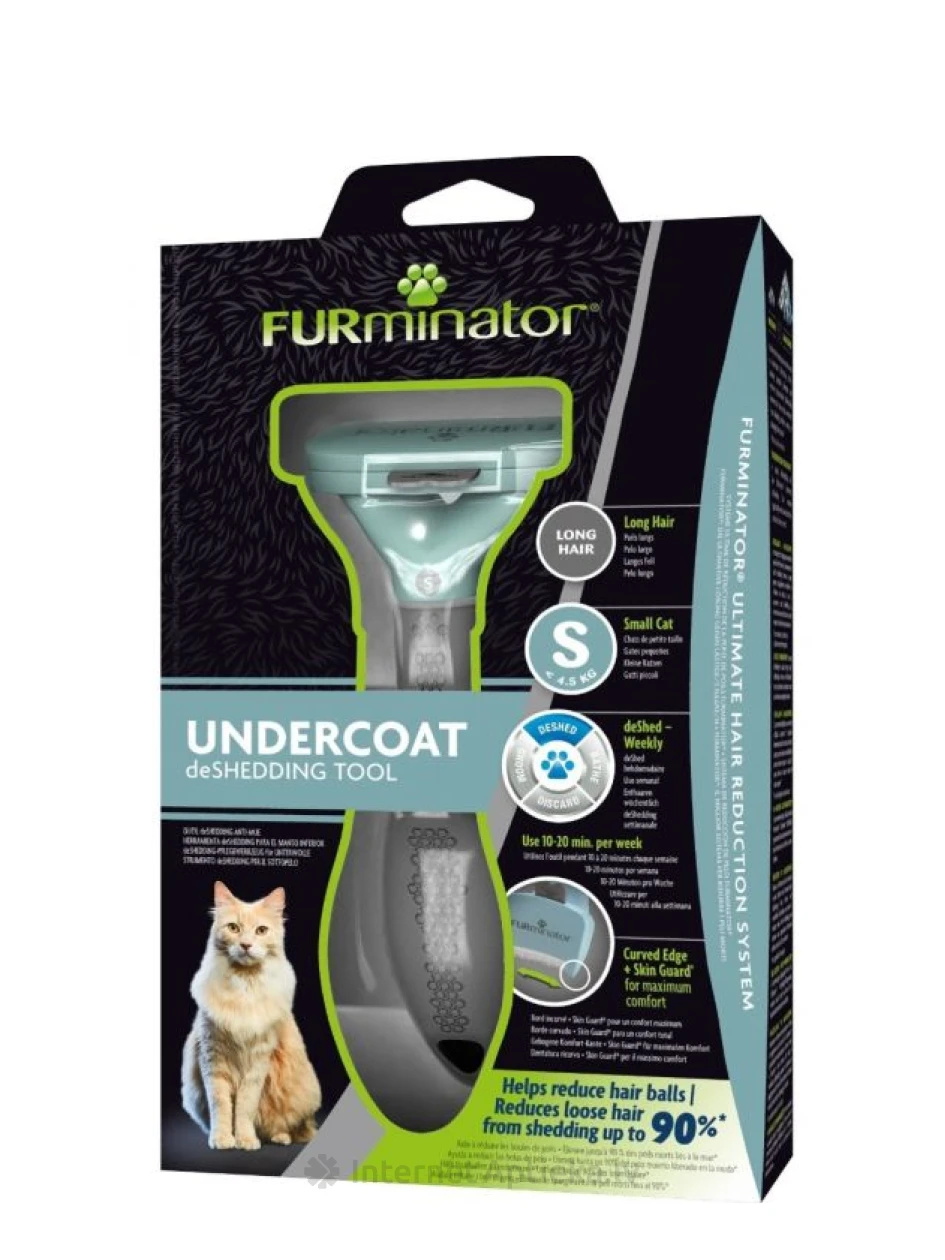 Furminator garspalvainiem kaķiem S | internetaptieka.lv