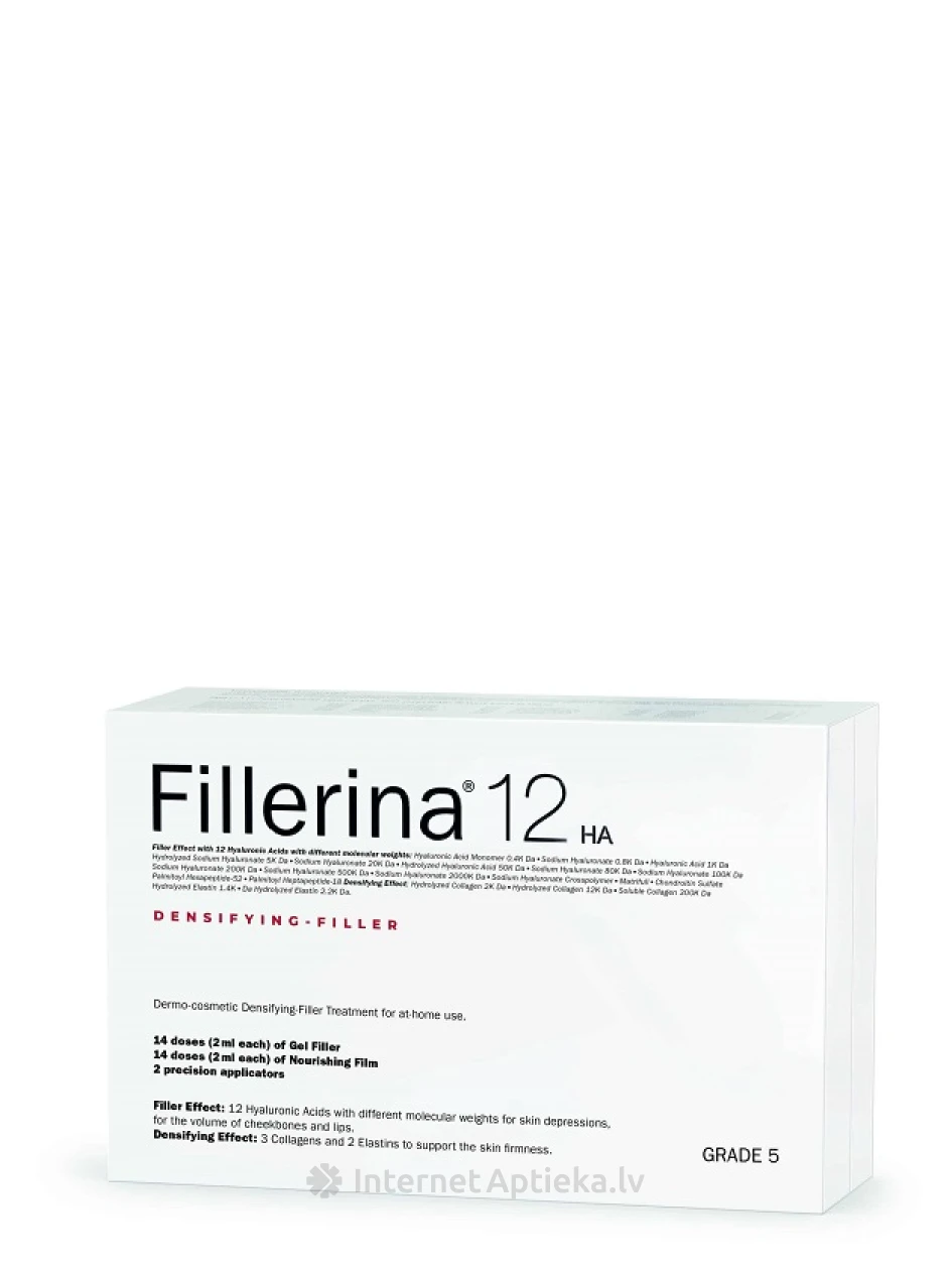 FILLERINA 12HA dermo-kosmētiskās pildvielas komplekts. Intensitāte 5 | internetaptieka.lv