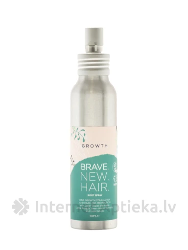 Brave.New.Hair. Growth sprejs-toniks galvas ādai ar kofeīnu, 100 ml | internetaptieka.lv