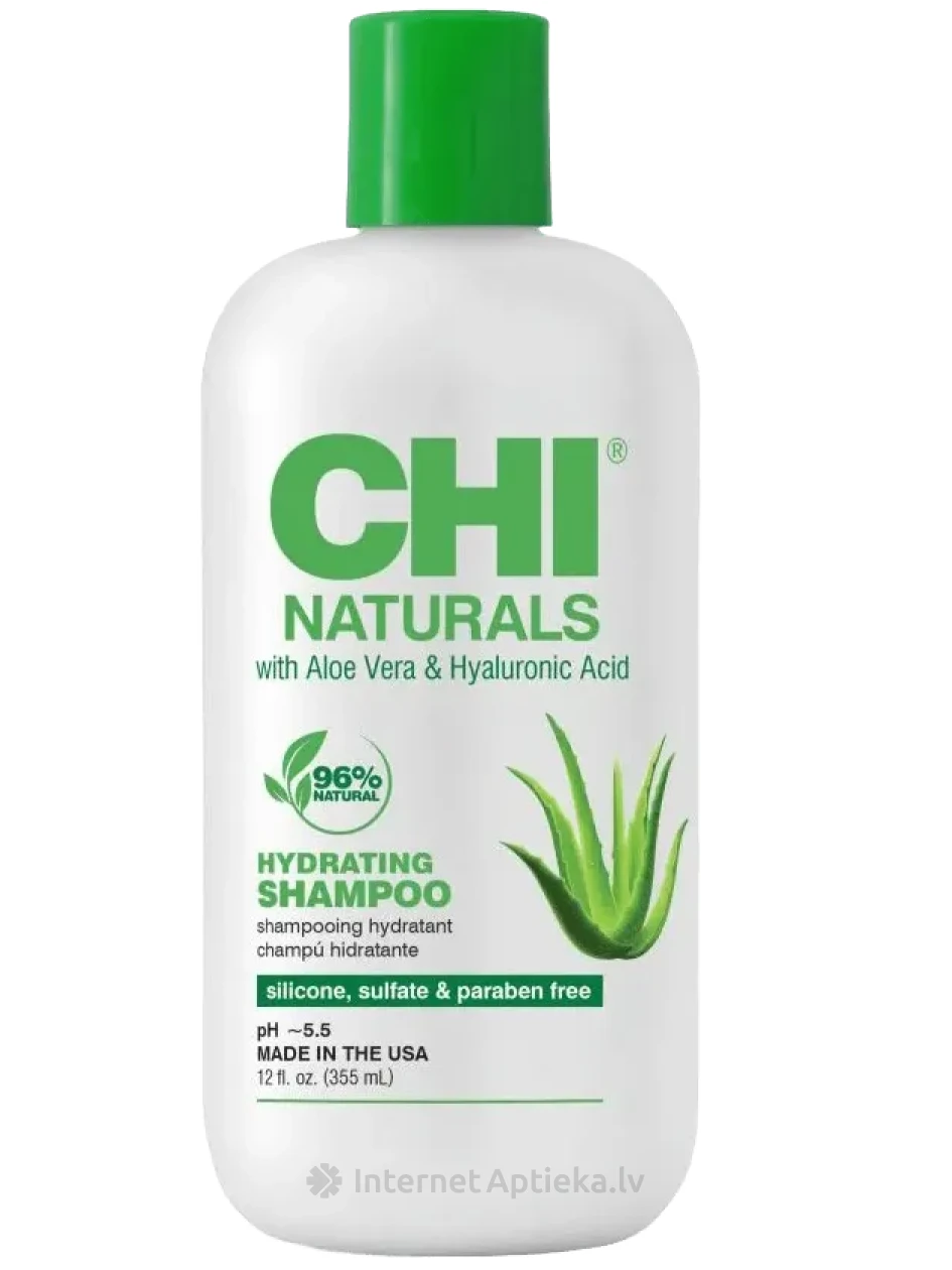 CHI Naturals Hydrating Shampoo Mitrinošs šampūns, 355 ml | internetaptieka.lv