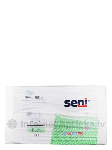 Seni San Plus anatomiskas formas ieliktņi, 30 gb. | internetaptieka.lv