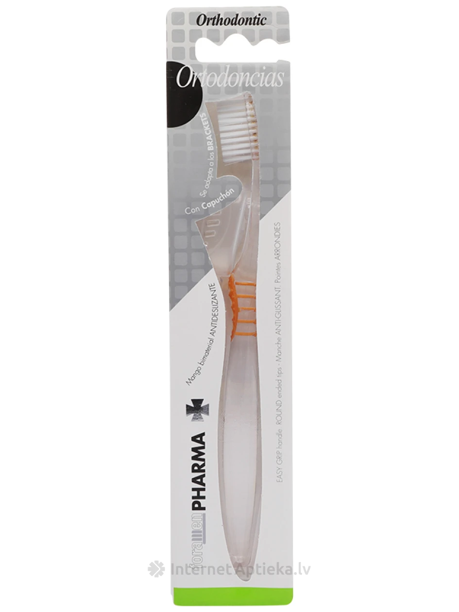 Foramen Pharma ортодонтическая зубная щетка, 1 шт. | internetaptieka.lv