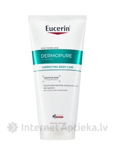 Eucerin® DermoPure Clinical koriģējošs ķermeņa krēms, 200 ml | internetaptieka.lv