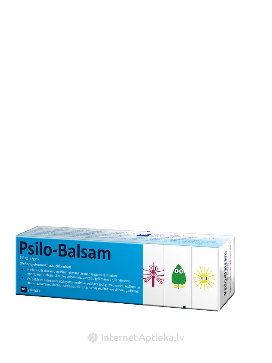 Psilo-Balsam 1% geel, 20 g | internetaptieka.lv