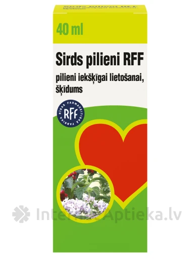 RFF Südametilgad, 40 ml | internetaptieka.lv