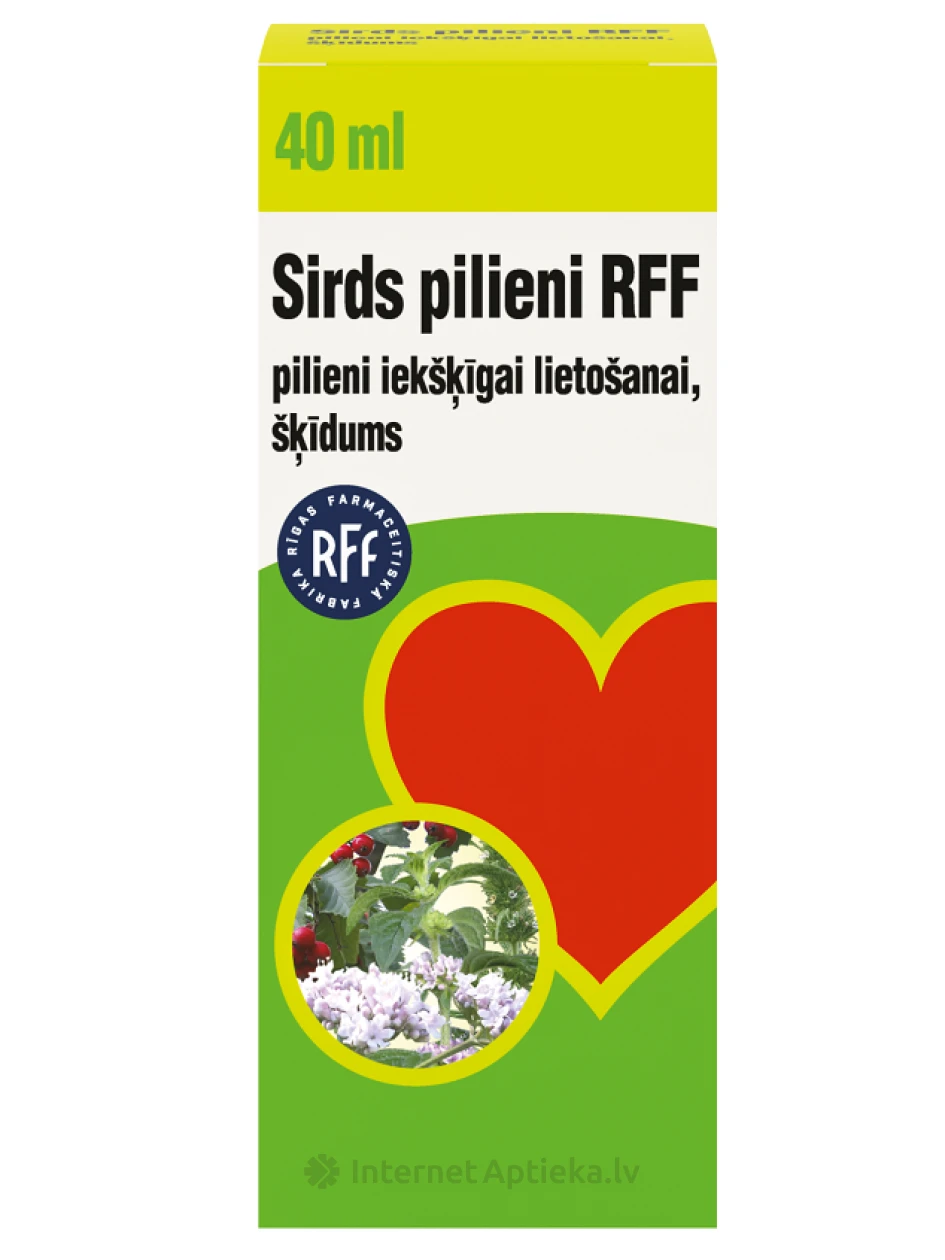 RFF Širdies lašai, 40 ml | internetaptieka.lv