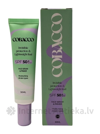 Cobacco SPF50, saules aizsargserums -grima bāze, 30 ml | internetaptieka.lv