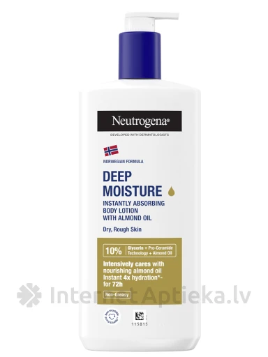 NEUTROGENA Sügavniisutav kehakreem mandliõliga, 400 ml | internetaptieka.lv