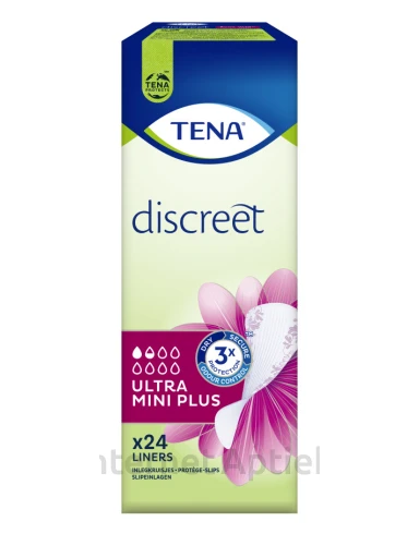 Tena Discreet Lady Slim Ultra mini plus, 24 gb. | internetaptieka.lv