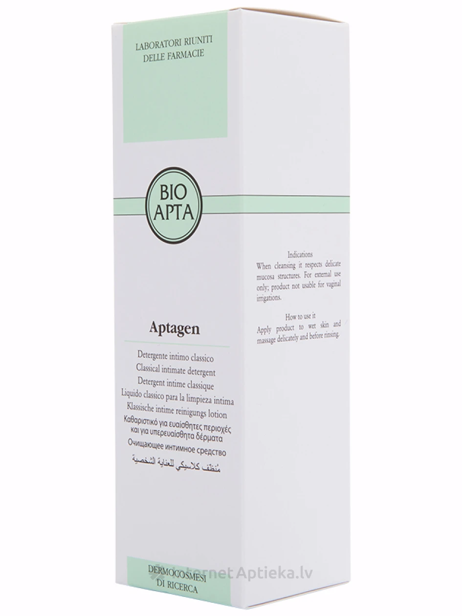 Bioapta Intimo Aptagen īpaši maigs intīmās higiēnas līdzeklis, 200 ml | internetaptieka.lv