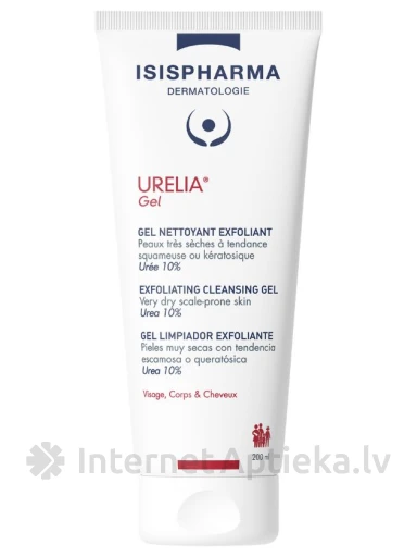 ISISPHARMA URELIA puhastusgeel 10% uureaga, 200 ml | internetaptieka.lv