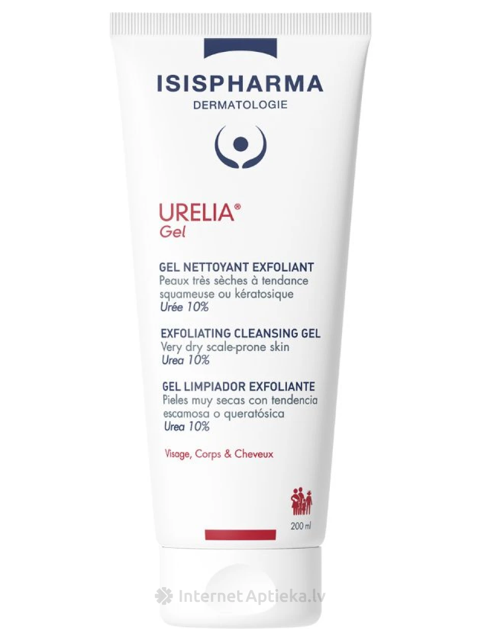 ISISPHARMA URELIA puhastusgeel 10% uureaga, 200 ml | internetaptieka.lv
