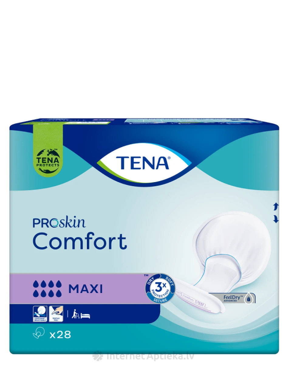 TENA Comfort Maxi paketes, 28 gb. | internetaptieka.lv