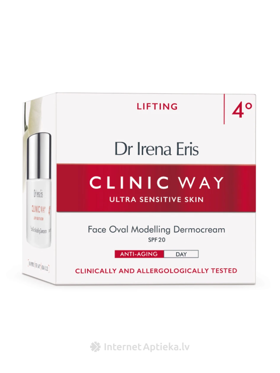 Clinic Way 4 peptiide tõstev päevakreem SPF 20-ga, 50 ml | internetaptieka.lv