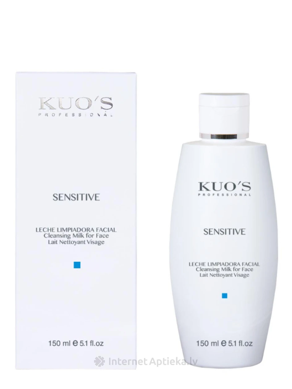 KUO`S Sensitive Очищающее молочко для лица, 150 мл | internetaptieka.lv
