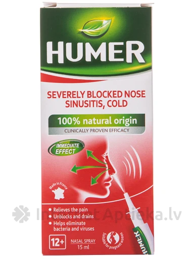 Humeri sinusiidi aerosool, 15 ml | internetaptieka.lv