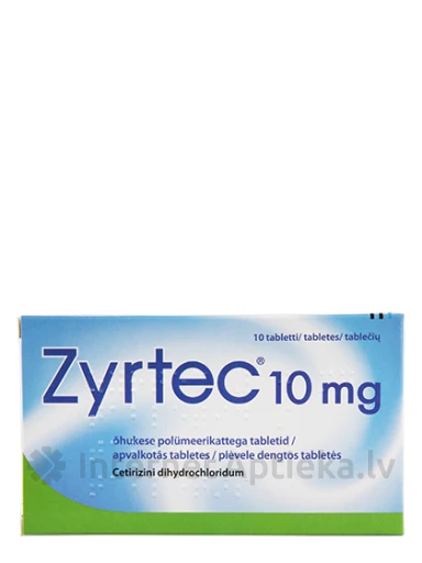 Zyrtec, 10 tabletes | internetaptieka.lv