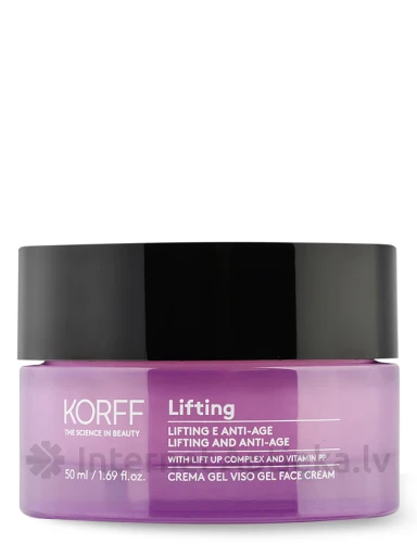 KORFF LIFTING 40-76 gelveida pretnovecošanās sejas krēms, 50 ml | internetaptieka.lv