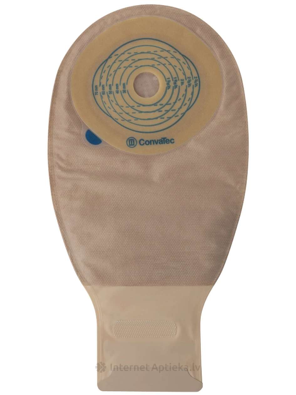 Esteem+ IVC однокомпонентный дренажный илеостомный мешок с фильтром и смотровым окном 40 мм, 10 шт. | internetaptieka.lv