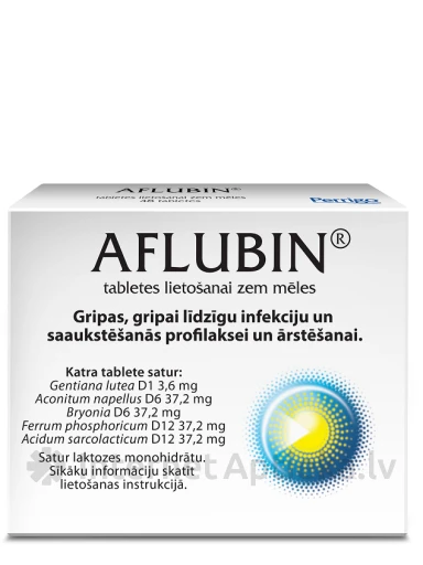 Aflubin таблетки, 48 таблеток | internetaptieka.lv