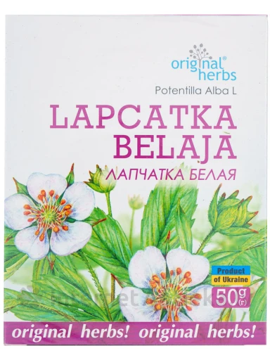 Original Herbs Травяной чай "Лапчатка белая", 50 гр. | internetaptieka.lv