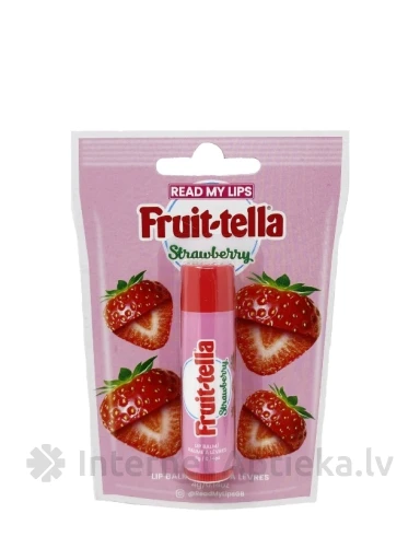 READ MY LIPS Fruit-Tella zemeņu garšas lūpu balzams, 4 g | internetaptieka.lv