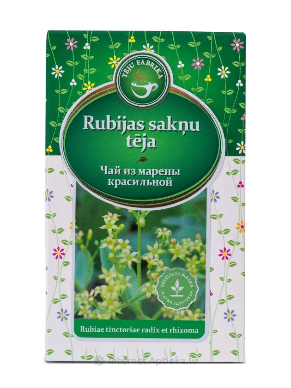 Tēju Fabrika värvmadara juure tee, 50 g | internetaptieka.lv