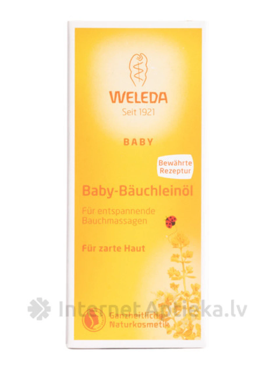 Weleda õli beebi kõhumassaažiks, 50 ml | internetaptieka.lv