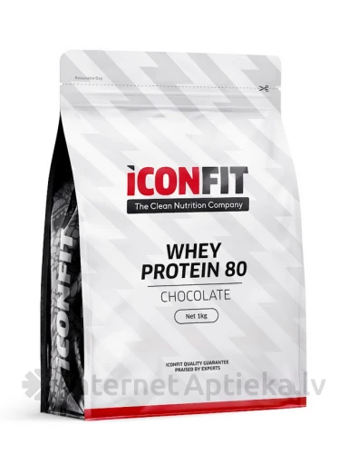 ICONFIT Whey Protein 80 - Chocolate, 1 кг | internetaptieka.lv
