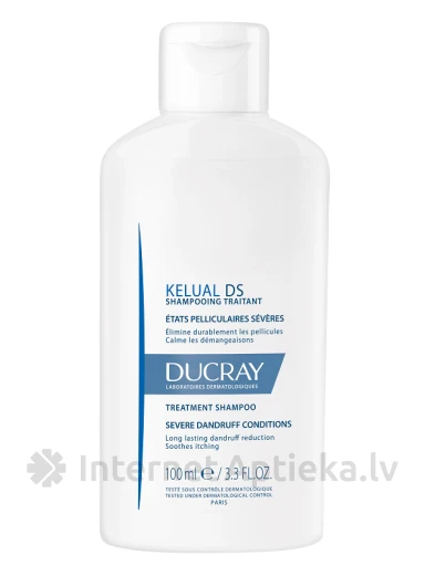 DUCRAY Kelual DS shampoo (pretblaugznu), 100 ml | internetaptieka.lv