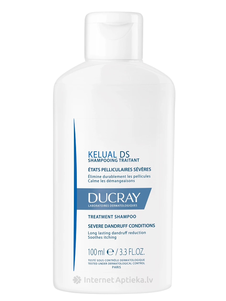 Ducray Kelual DS шампунь от перхоти, 100 мл | internetaptieka.lv