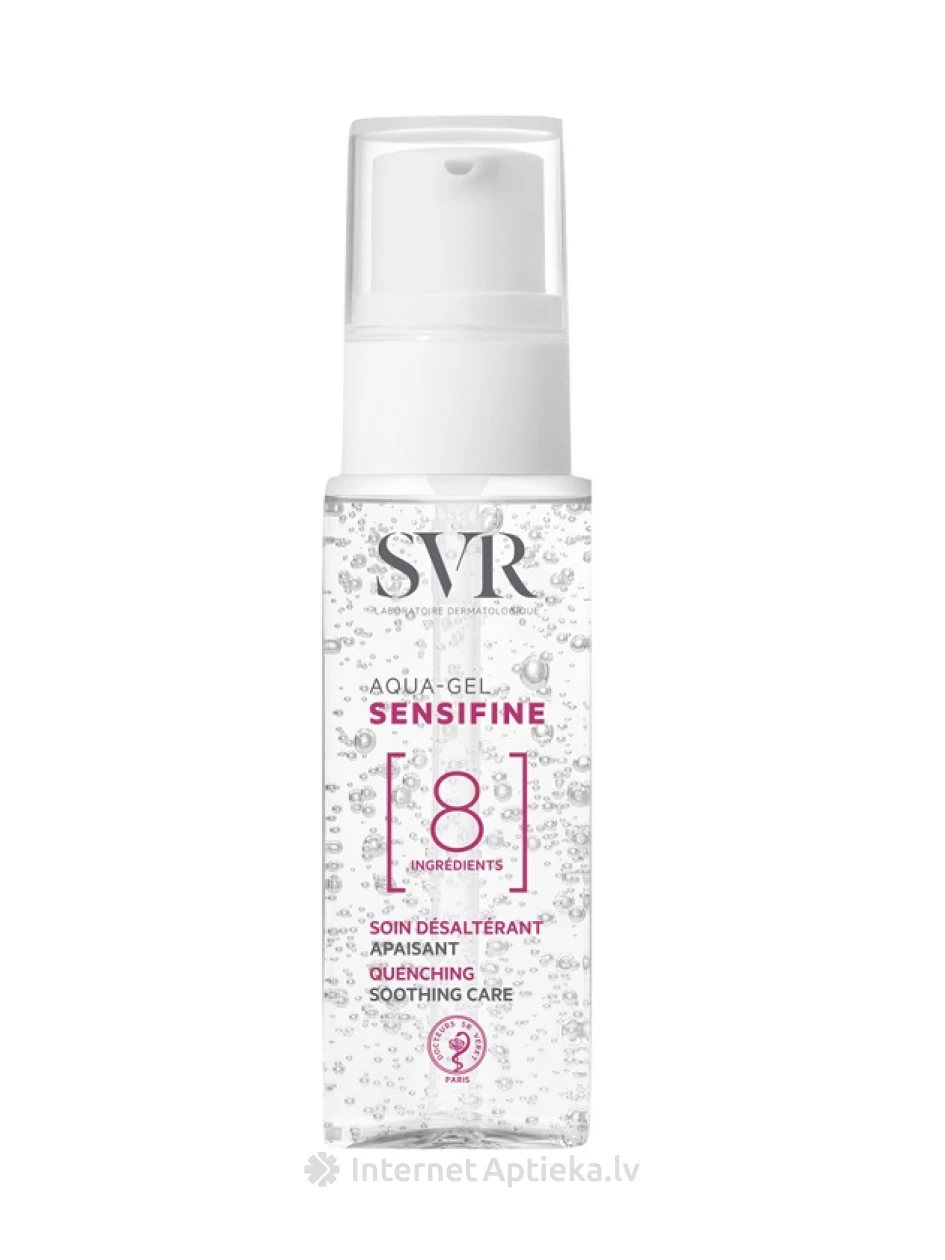 SVR Sensifine Aqua-Gel mitrinošs gels jutīgai, kombinētai ādai, 40 ml | internetaptieka.lv