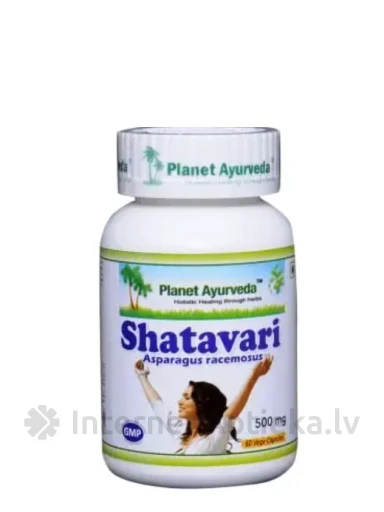 Planet Ayurveda® Shatavari Organic капсулы, 60 шт. | internetaptieka.lv