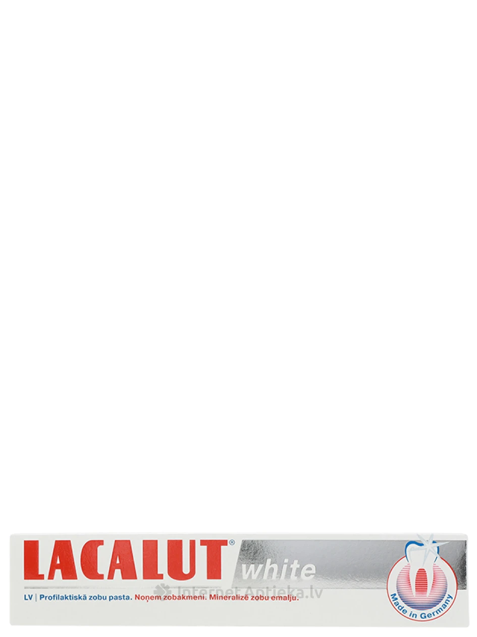 Lacalut White hambapasta, valgendav, 75 ml | internetaptieka.lv