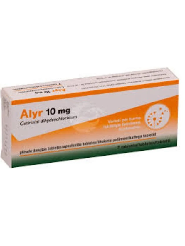 Alyr 10 mg apvalkotās tabletes
