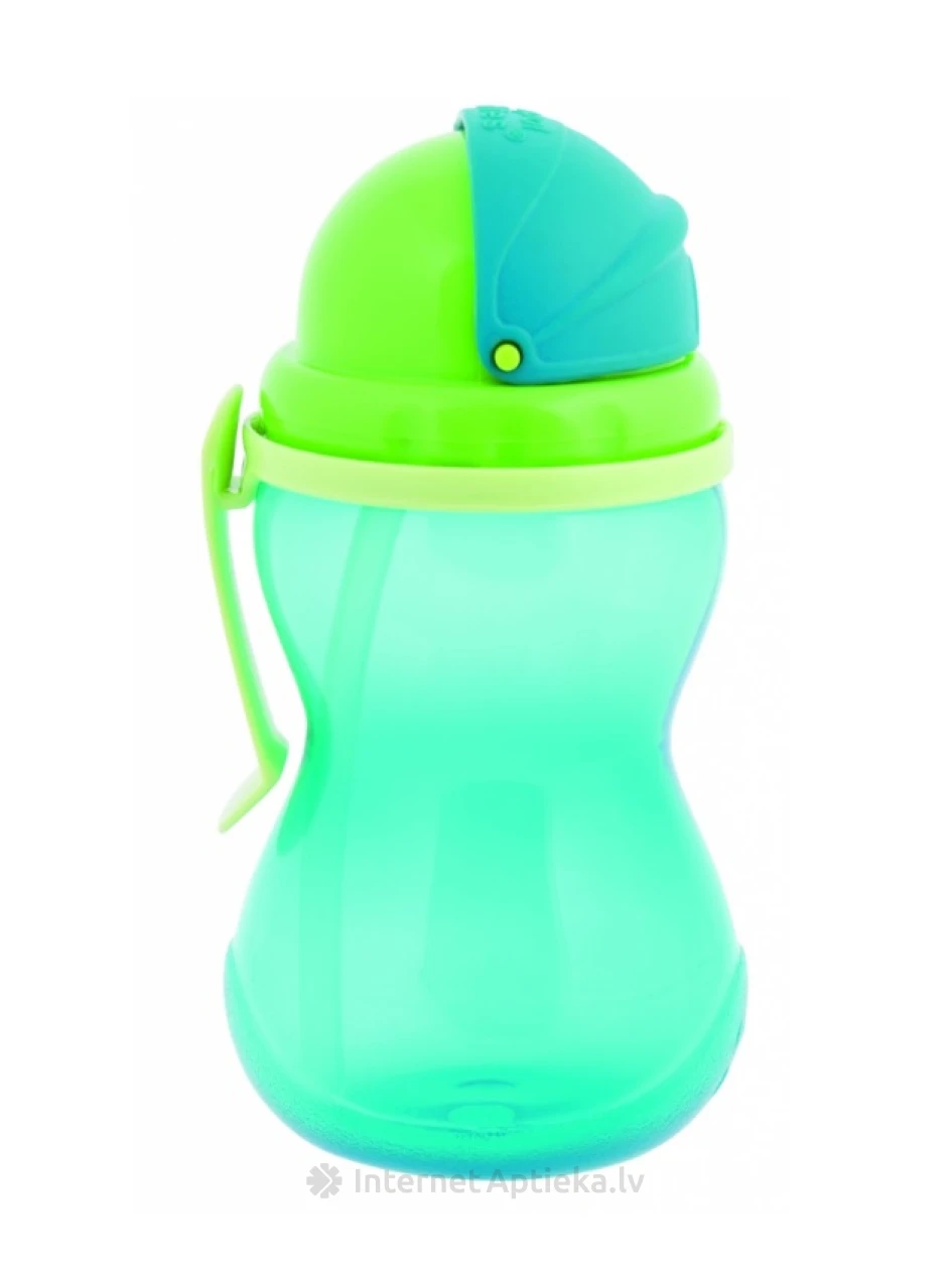 CANPOL BABIES buteliukas su šiaudeliu, 370 ml | internetaptieka.lv