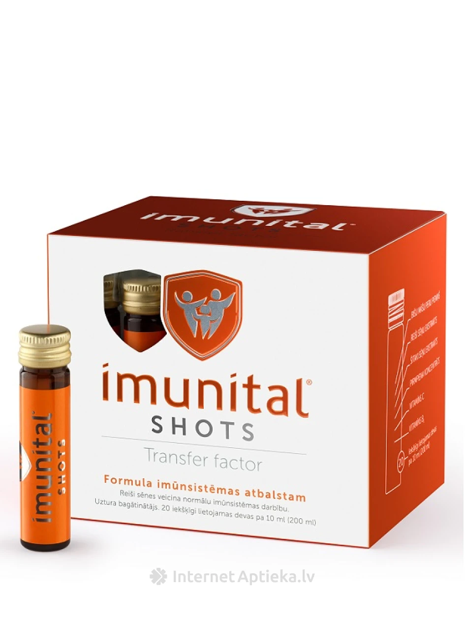 Imunital shots, 10 ml x 20 ampulas | internetaptieka.lv