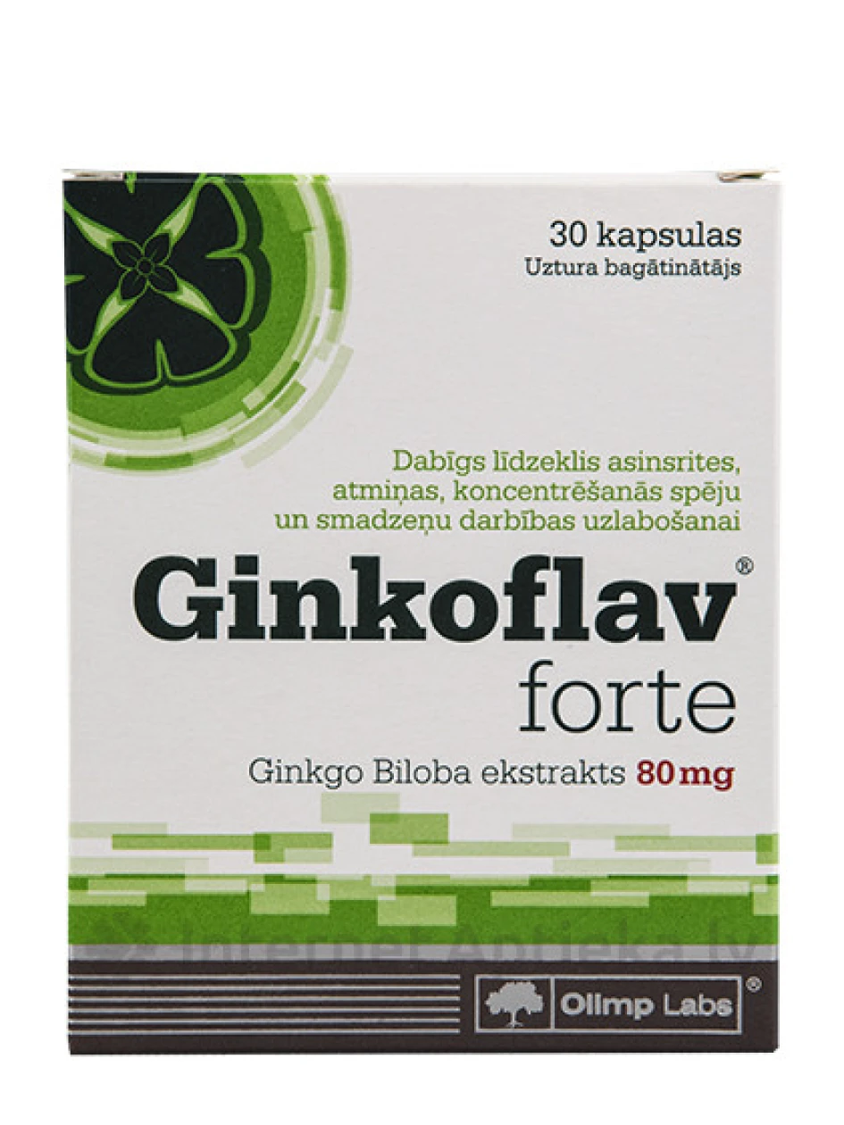 Olimp Labs Ginkoflav Forte, 30 капсул | internetaptieka.lv