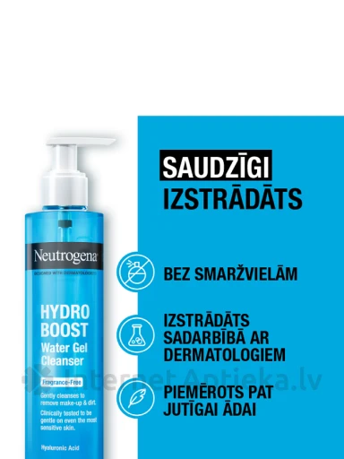 NEUTROGENA Hydro Boost attīrošs gels bez smaržvielām, 200 ml | internetaptieka.lv